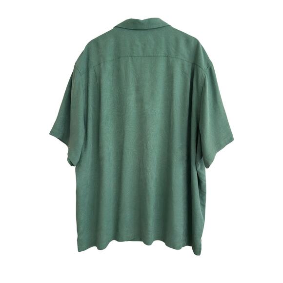 Tommy Bahama Silk Shirt Mens XXXL Green Bay Packers Football Short Sleeve Button - Picture 3 of 7